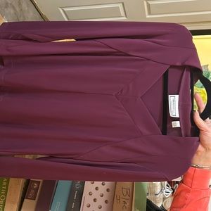 Size large purple dress top